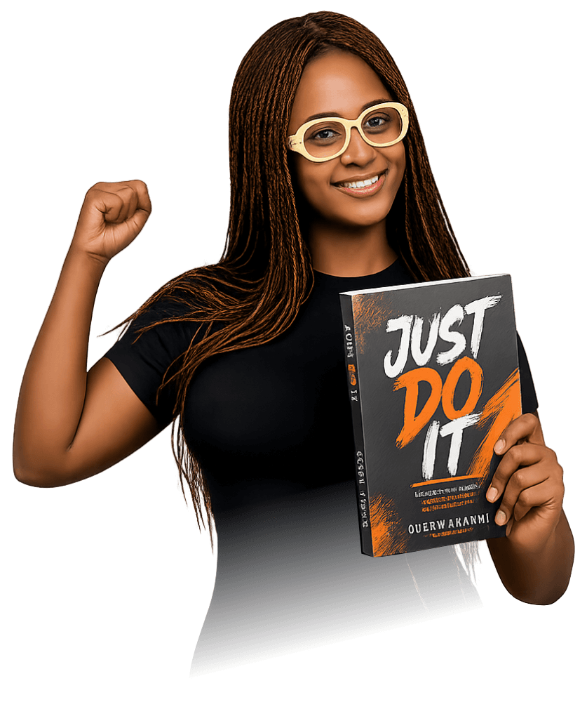 Published ValuePlus author holding her book